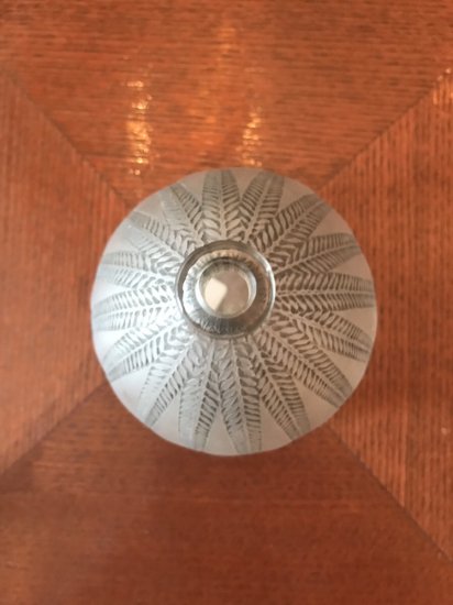 ルネ ラリック R.LALIQUE 艶消しガラス花瓶 Acacia「アカシア」