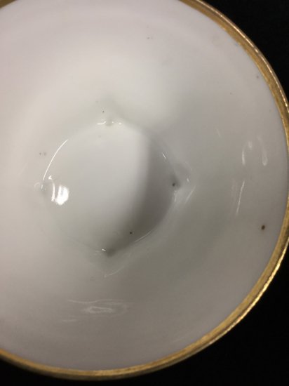 オールドノリタケ 金盛上 ピンクローズ カップ＆ソーサー