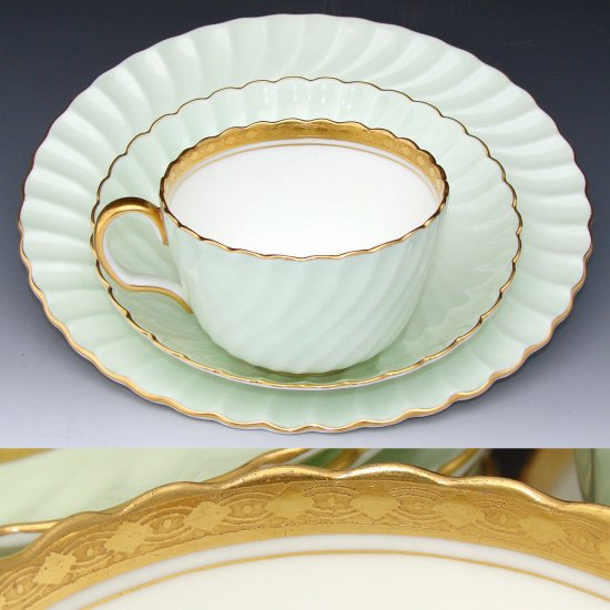 ヴィンテージ・ミントン・ティファニー・12セット・ティーカップ・デザートプレートセット