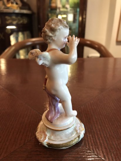 マイセン Meissen エンジェル シュワーベ作 おどける天使