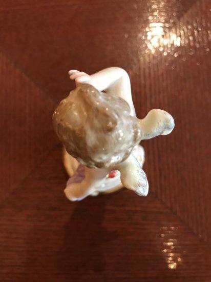 マイセン Meissen エンジェル シュワーベ作 おどける天使