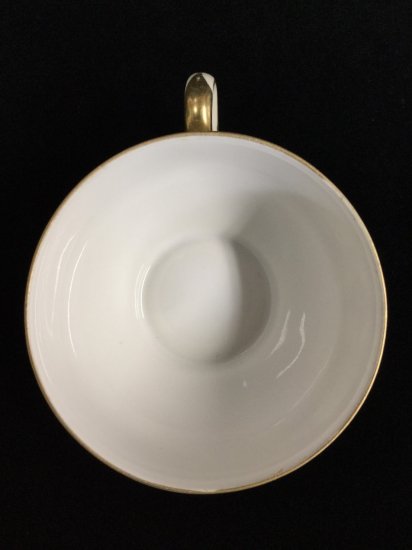 オールドノリタケ ブラックリム金彩装飾 カップ&ソーサー