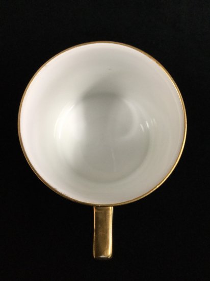 里帰り オールドノリタケ ゴールド フラワーバスケット カップ＆ソーサー