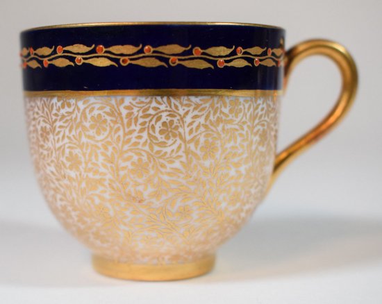 ロイヤルウースター 金彩小花柄 デミタスカップ＆ソーサー