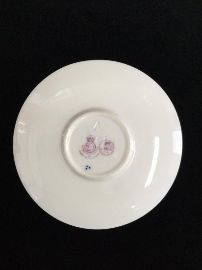 ロイヤルウースター 金彩小花柄 デミタスカップ＆ソーサー