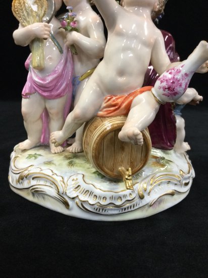 マイセン Meissen 「四季の寓意の天使達 」ケンドラー作