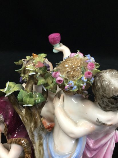 マイセン Meissen 「四季の寓意の天使達 」ケンドラー作