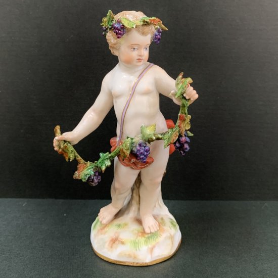 マイセン フィギュリン 秋の寓意 四季 ケンドラー造形 1級 本物保証