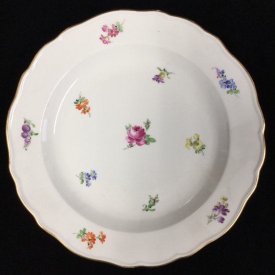 マイセン スキャタードフラワー 散らし小花 カップ ソーサー 皿３点 大皿1点 セット 1級品 282A