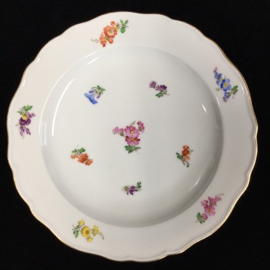 マイセン スキャタードフラワー 散らし小花 カップ ソーサー 皿３点 大皿1点 セット 1級品 282A