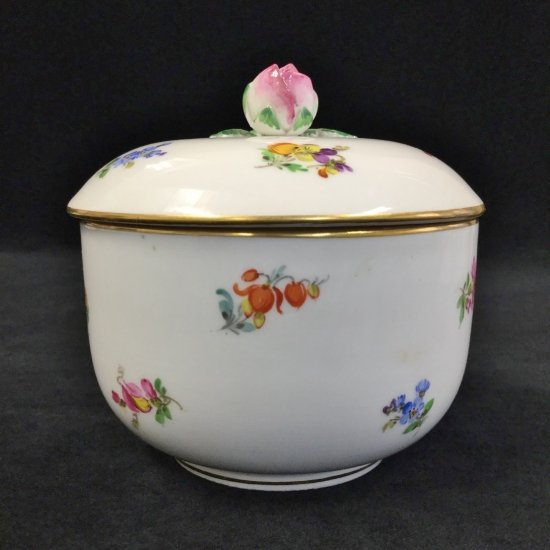 マイセン スキャタードフラワー 散らし小花 シュガーポット 1級品 283A