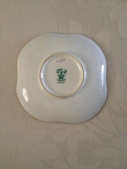 コールポート(Coalport) / アンティーク ミニチュアカップ&ソーサー / コバルトブルー & ゴールド