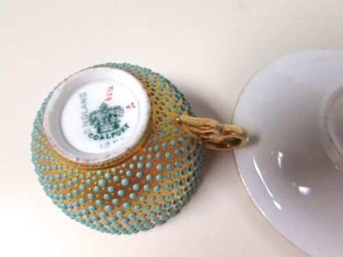 コールポート　ターコイズジュエルのカップ＆ソーサー（コールポート動画）