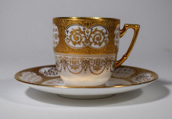 コールポート　金箔デミタスカップ&ソーサー