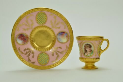 コールポート　ヴィクトリアンとジュエルのカップ＆ソーサー