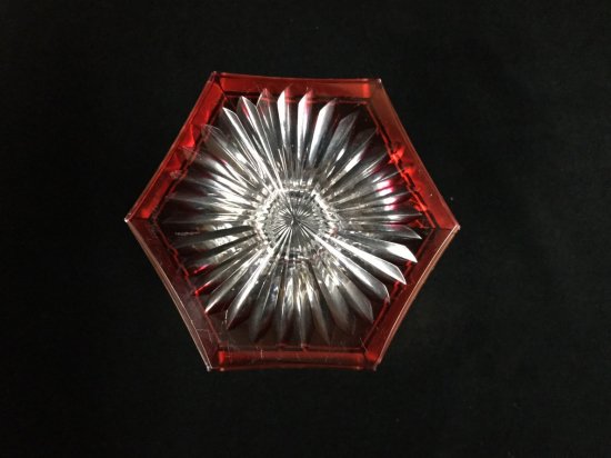 バカラ baccarat エンパイア クランベリー 金彩 ワイングラス