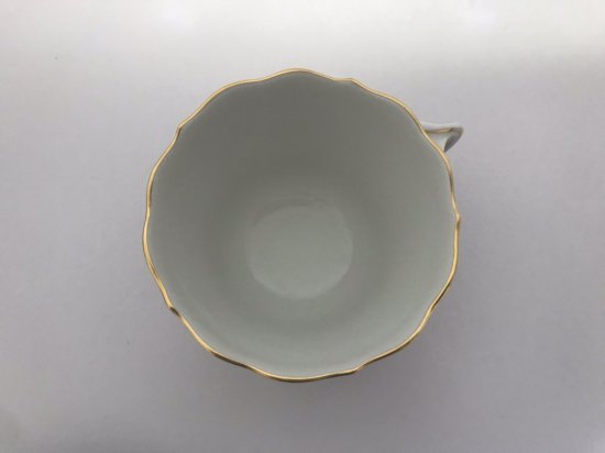 マイセン Meissen ピンクローズと忘れな草 トリオセット 勿忘草 カップ