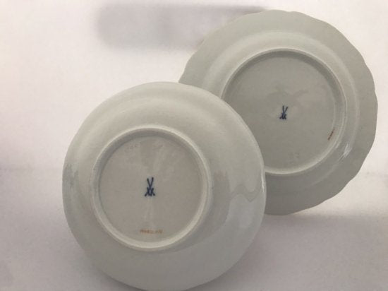 マイセン(Meissen) イエローローズと忘れな草 コーヒーC/S