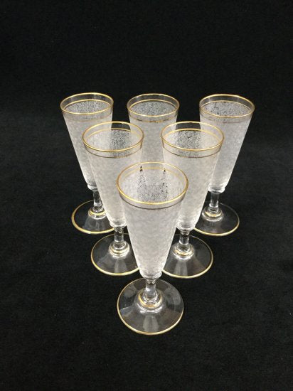 オールドバカラ baccarat 金彩 デカンタ＆グラス6個セット