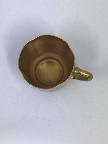 ロイヤルウースター　女性が描かれたカップ＆ソーサー sedgley作