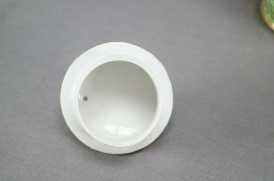 オールドノリタケ　金箔のブドウのデザイン　コーヒーポット緑色　1891年―1911年製