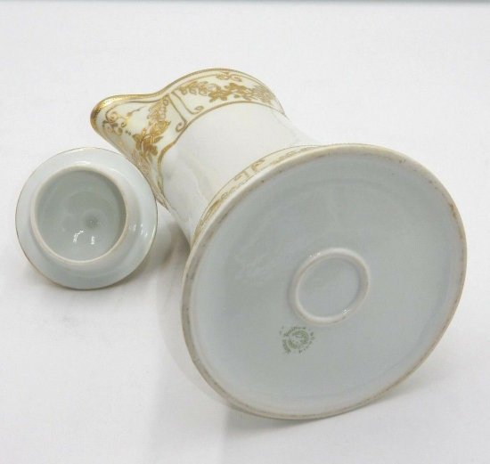 オールドノリタケ　アンティーク　1910年製　"M" コーヒーポット　金色　陶器