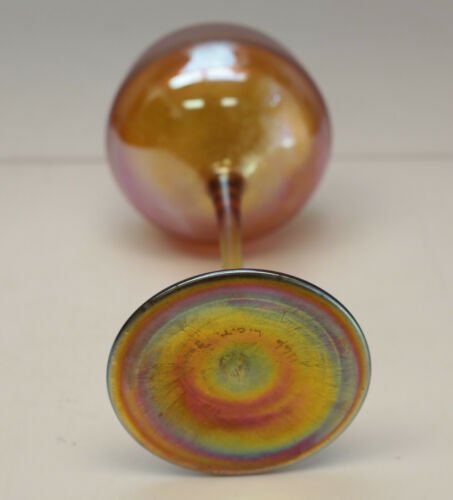 ルイス・カムフォート・ティファニー（Louis Comfort Tiffany）玉虫・アートファブリル・グラス　シャンパンゴルベット　1900年