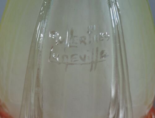 エティエヴァンソン&ミューラー兄弟  1925年頃  フランス  アール・デコ調紫陽花の花のパヒュームランプ