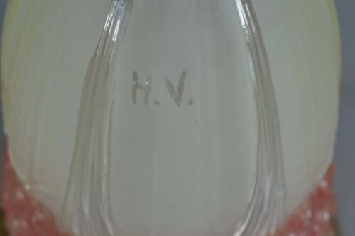 エティエヴァンソン&ミューラー兄弟  1925年頃  フランス  アール・デコ調紫陽花の花のパヒュームランプ