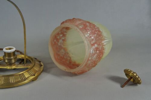 エティエヴァンソン&ミューラー兄弟  1925年頃  フランス  アール・デコ調紫陽花の花のパヒュームランプ