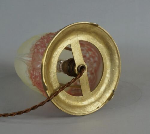 エティエヴァンソン&ミューラー兄弟  1925年頃  フランス  アール・デコ調紫陽花の花のパヒュームランプ