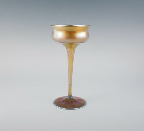 ルイス・カムフォート・ティファニー（Louis Comfort Tiffany）ファブリル・アートグラス　ワインゴルベット　アンティーク・20世紀初頭・R1483