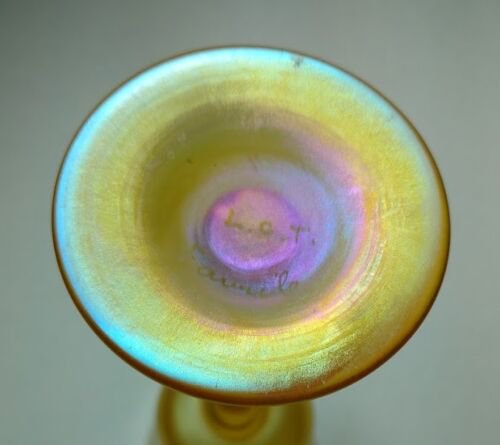 ルイス・カムフォート・ティファニー（Louis Comfort Tiffany）ファブリル・コーディアルグラス（リキュールグラス）