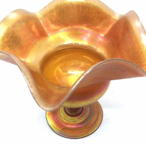 ルイス・カムフォート・ティファニー（Louis Comfort Tiffany）ファブリル・グラス　玉虫 花瓶