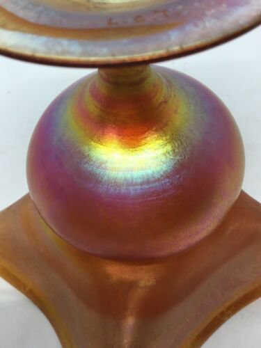 ルイス・カムフォート・ティファニー（Louis Comfort Tiffany）ファブリル・グラス　玉虫 花瓶