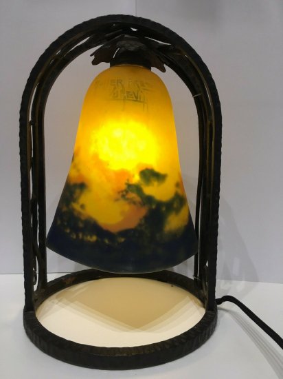 ミューラー兄弟　1920年代　アールデコ/アールヌーボー　ランプ