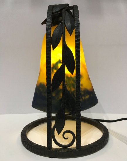 ミューラー兄弟　1920年代　アールデコ/アールヌーボー　ランプ