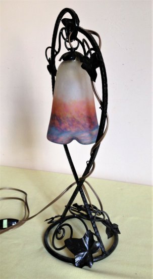 ミューラー兄弟　アールヌーボー　ランプ