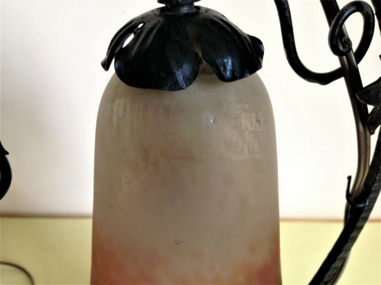 ミューラー兄弟　アールヌーボー　ランプ