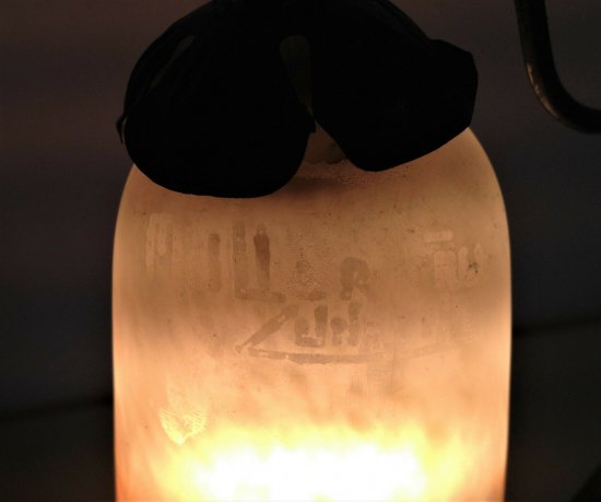 ミューラー兄弟　アールヌーボー　ランプ