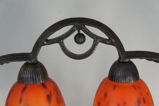 シュナイダー兄弟  フランス  アール・デコ調 ランプ  1925-1930年頃