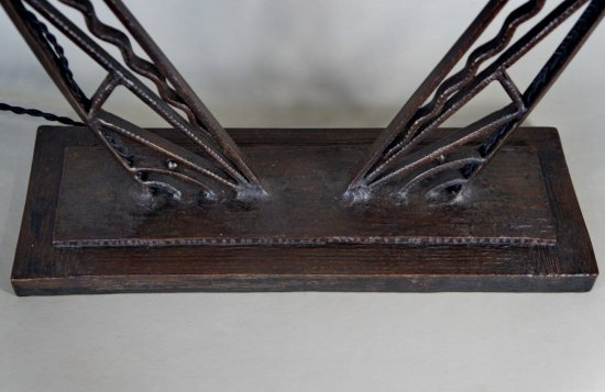 シュナイダー兄弟  フランス  アール・デコ調 ランプ  1925-1930年頃