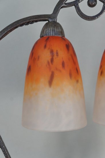 シュナイダー兄弟  フランス  アール・デコ調 ランプ  1925-1930年頃