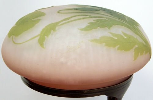 エミールガレ ・フリードリッヒゴルニク合作　ケシの花のテーブルランプ