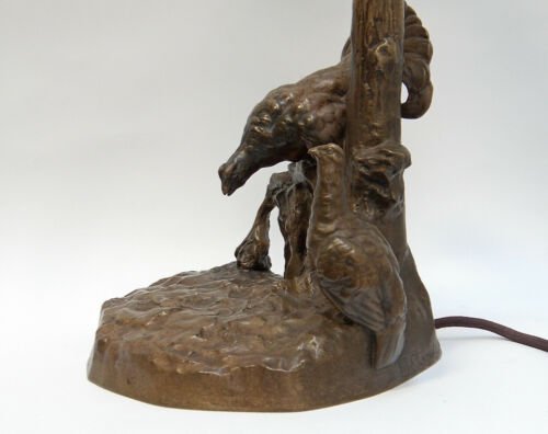 エミールガレ ・フリードリッヒゴルニク合作　ケシの花のテーブルランプ