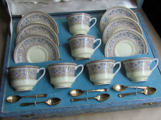 ロイヤルウースター　レディーイヴリン　コーヒーカップ・ソーサー