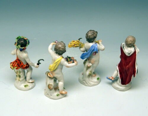 マイセン フィギュリン 春夏秋冬 4点 四季の寓意シリーズ