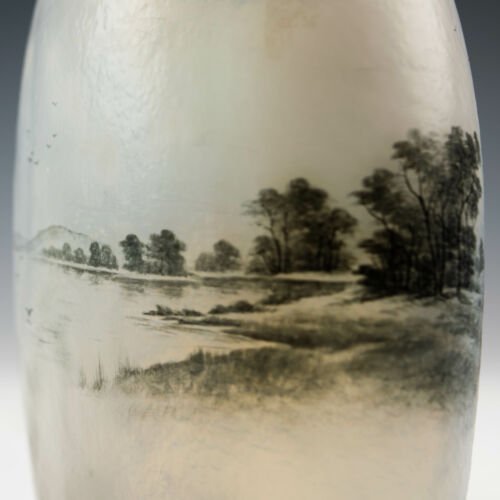 ドームナンシー オランダ風景 花瓶 約1900年