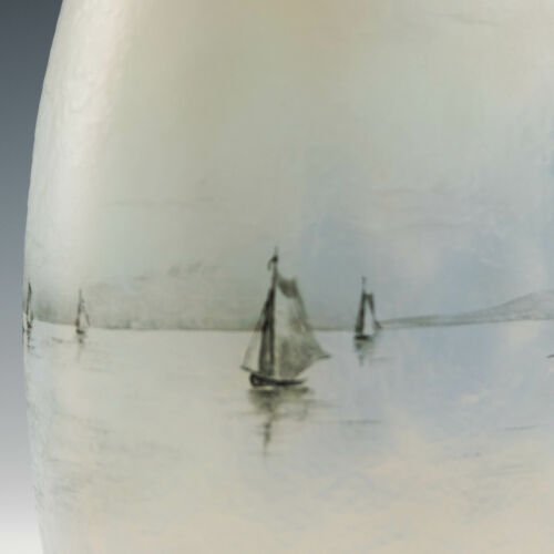 ドームナンシー オランダ風景 花瓶 約1900年
