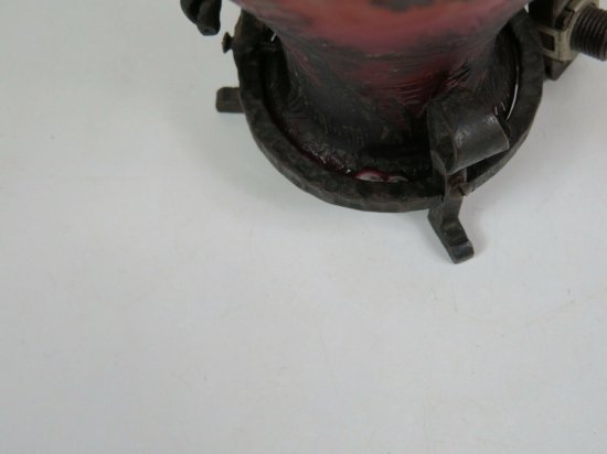 ドーム兄弟　アールヌーボー　ランプ　湖畔の景色　1910年製